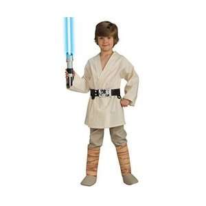  Luke Skywalker Deluxe Costume: Boys Size 12 14: Toys 