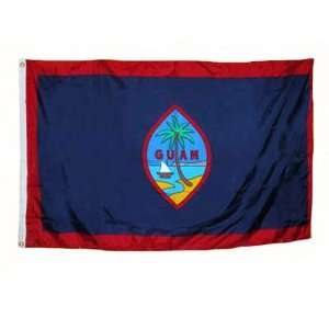  Guam Flag 2X3 Foot Nylon Patio, Lawn & Garden