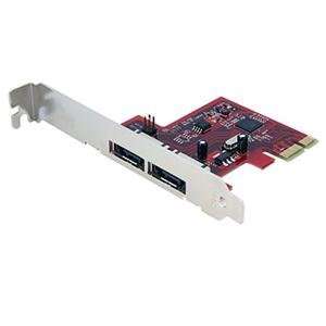   NEW 2 Port PCI Express eSATA Card (Controller Cards): Office Products