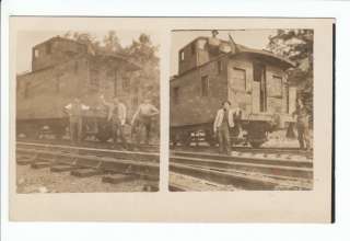 Pennsylvania Railroad Train RR Car #997127 PRR RPPC Old Postcard 