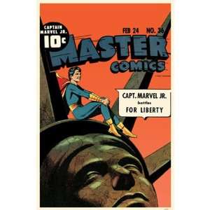  Master Comics, Captain Marvel Jr. Poster