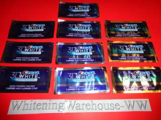20 Crest 3D White Professional Effects Teeth Whitening Strips Free 