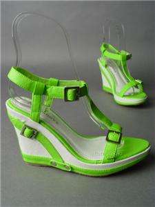 Strap Wedge Women Spring Trend Resort Shoe sz 8  