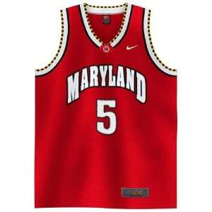   Terrapins #5 Red Tackle Twill Basketball Jersey: Sports & Outdoors