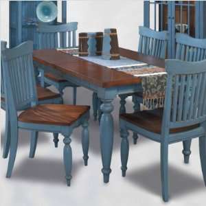   ColorTime Cafe Maspero Dining Table in Cerulean Blue 