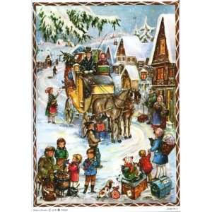    Horse Carriage German Christmas Advent Calendar: Home & Kitchen