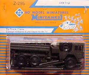 Roco Minitanks HO Z 295 LKW 7 TON DUMP Truck OOP  