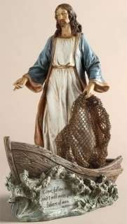 11 JESUS CHRIST AS FISHERMAN FIGURE STATUE Fisher Man  