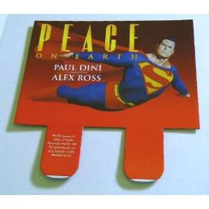 Rare 1998 Superman DC Comics Peace on Earth Promo Display Header 