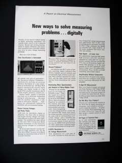 Non Linear Systems Digital Measuring Instruments Ad  