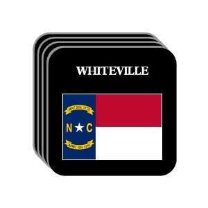 US State Flag   WHITEVILLE, North Carolina (NC) Set of 4 Mini Mousepad 