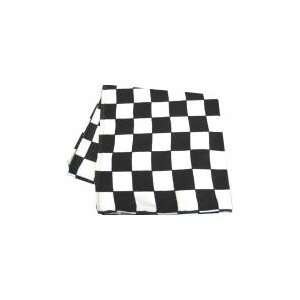    Black and White Checkered Bath Towel Beach Racing: Home & Kitchen