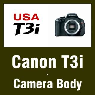 USA Model Canon EOS Rebel T3i 600D 18 MP CMOS Digital SLR Camera Body 