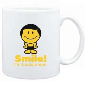  Mug White  Smile I am Louisianian   Man  Usa States 