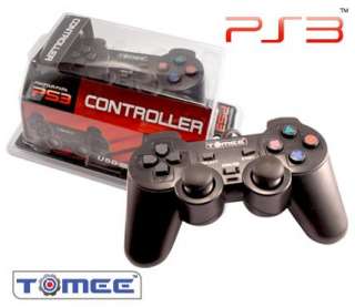 Wired TOMEE Controller for PS3 & PC Computer USB NEW  