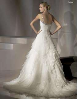 Allure Strapless Pleated Wedding Dress/Bridal Gown  