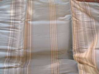 nwt POTTERY BARN king duvet cover , 3 shams silk COLE blue cream 