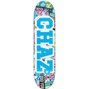  Zoo York Chaz Stickered Up Skateboards, 7.75 x 31.39 Inch 