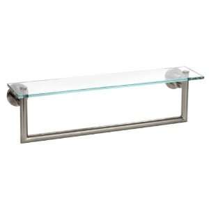  Manhattan 20 x 4 1/4 Glass Shelf & Towel Bar Satin 
