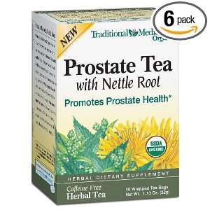  Medicinals Organic Prostate Tea with Nettle Root, 16 Count Tea 