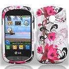 Pink LG Wink Style T310 Faceplate Snap on Protector Phone Cover Hard 
