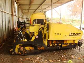 Bomag Paver 815 2 2007 Only 364hrs 80hp Cummins Orignal Owner  