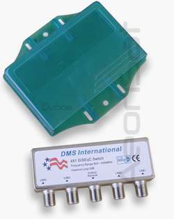DiSEqC 4x1 Satellite Dish FTA Systems Switch with Cover  