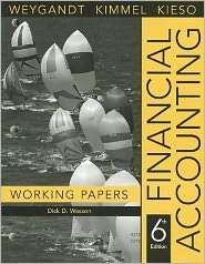 Financial Accounting, Working Papers, (0470175907), Jerry J. Weygandt 