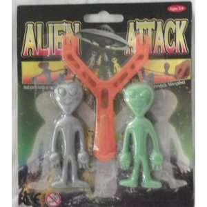  Alien Attack Slingshot Kit   2 sets Toys & Games