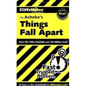    Things Fall Apart (Cliffs Notes) [Paperback]: John Chua: Books