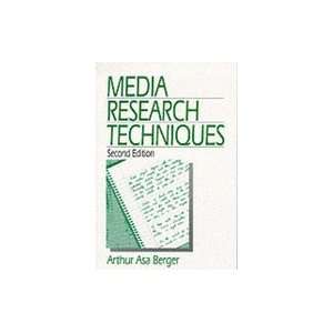Media Research Techniques [Paperback]