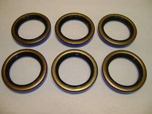 55 95 SBC Chevy Timing Cover Crank Seals   6 Pack!  