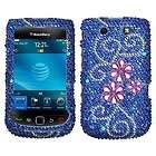 Juicy Flower Bling Case Phone Protector Cover RIM Blackberry Torch 