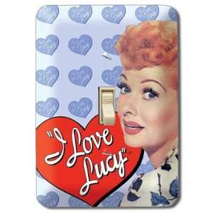  (4x5) I Love Lucy Heart Light Switch Plate: Home & Kitchen