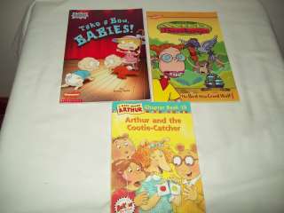   BOOKS **ARTHUR BOOK 15 **THE WILD THORNBERRYS **RUGRATS TAKE A BOW