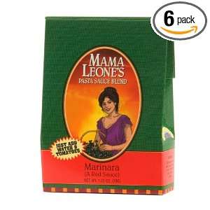 Mama Leones Marinara Sauce, 1.25 Ounce Box (Pack of 6)  