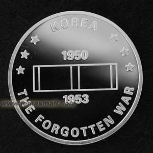  Korea The Forgotten War Silver Coin: Everything Else