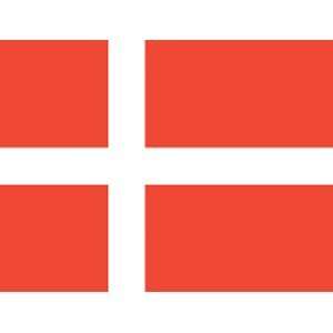  Fridgedoor Denmark Country Flag Magnet: Patio, Lawn 