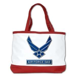    Shoulder Bag Purse (2 Sided) Red Air Force Dad: Everything Else