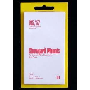  Showgard Pre Cut Clear Stamp Mounts Size 105/57 