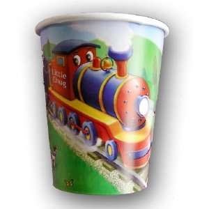  Little Chug Train Party 9 oz Paper Cups: Toys & Games