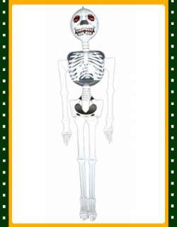 72 Inflatable Life Size Skeleton Halloween Decoration  