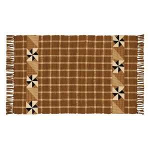   Area/Accent Rug for sale Pinwheel Mustard Woven Rug: Home & Kitchen