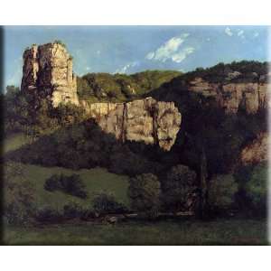  Ornans 30x24 Streched Canvas Art by Courbet, Gustave