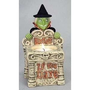  Coynes and Company Witch Tombstone Tealight Candle Holder 