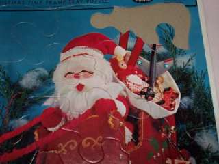 Vintage Santa Batman Flintstones Whitman Tray Puzzles  
