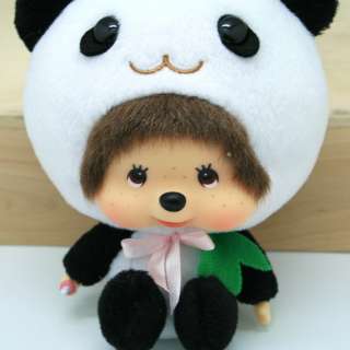 Figure Name Monchichi 6 Plush Toy Doll Figure   White Panda