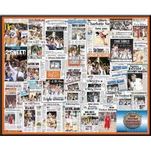   Collage Florida Gators Basketball Headlines Poster: Sports & Outdoors