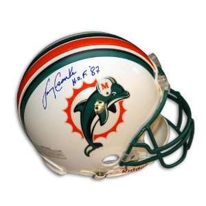  Autographed Larry Csonka Miami Dolphins Proline Helmet 