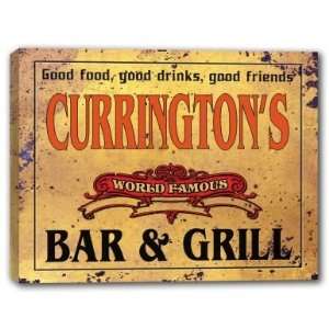  CURRINGTONS Family Name World Famous Bar & Grill 
